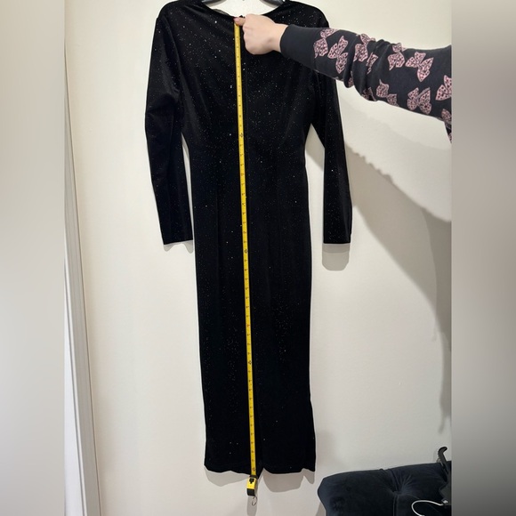 Black Long Sleeve dress size Large - Picture 7 of 8